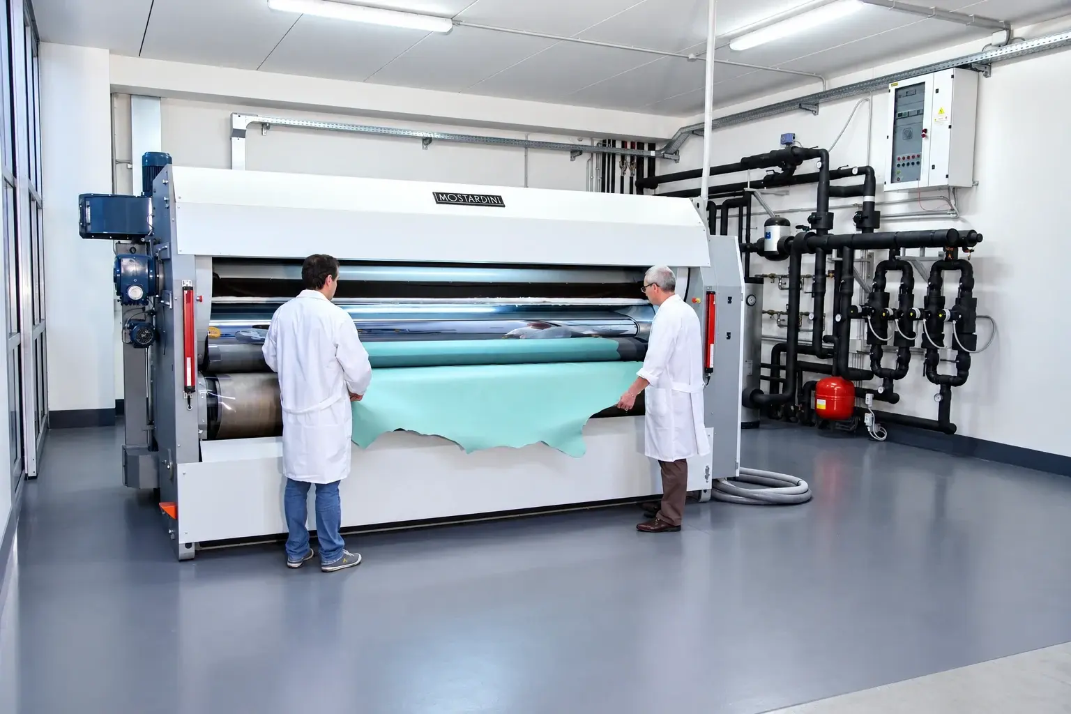 Pressa a rulli del laboratorio Finishing